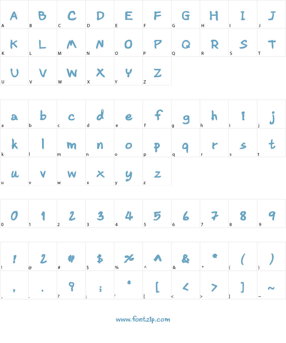 CRU-Pharit-Hand-Written Font Character